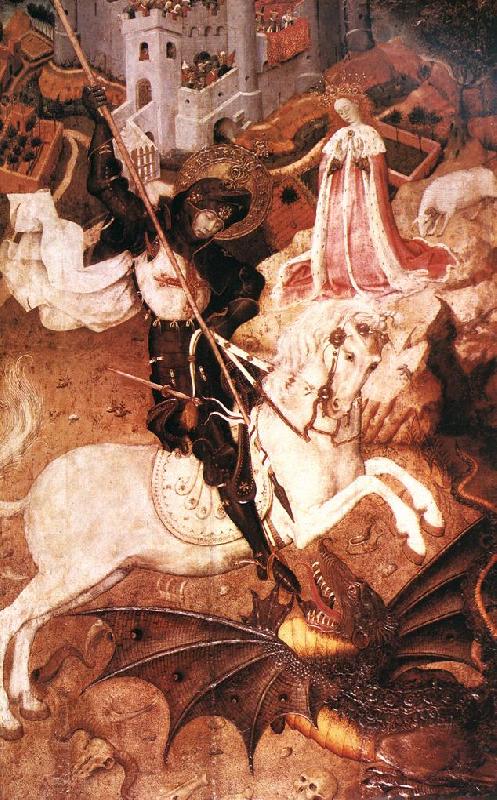 MARTORELL, Bernat (Bernardo) Saint George Killing the Dragon oil painting image